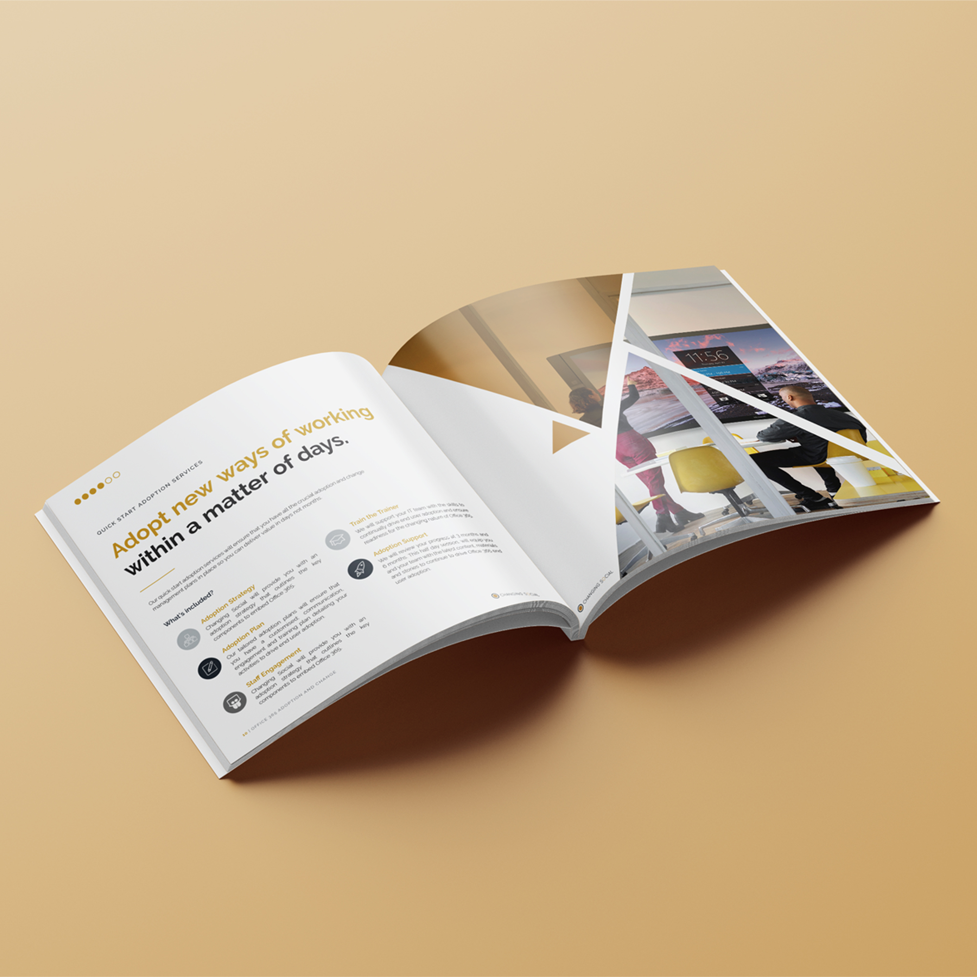changing social brochure design