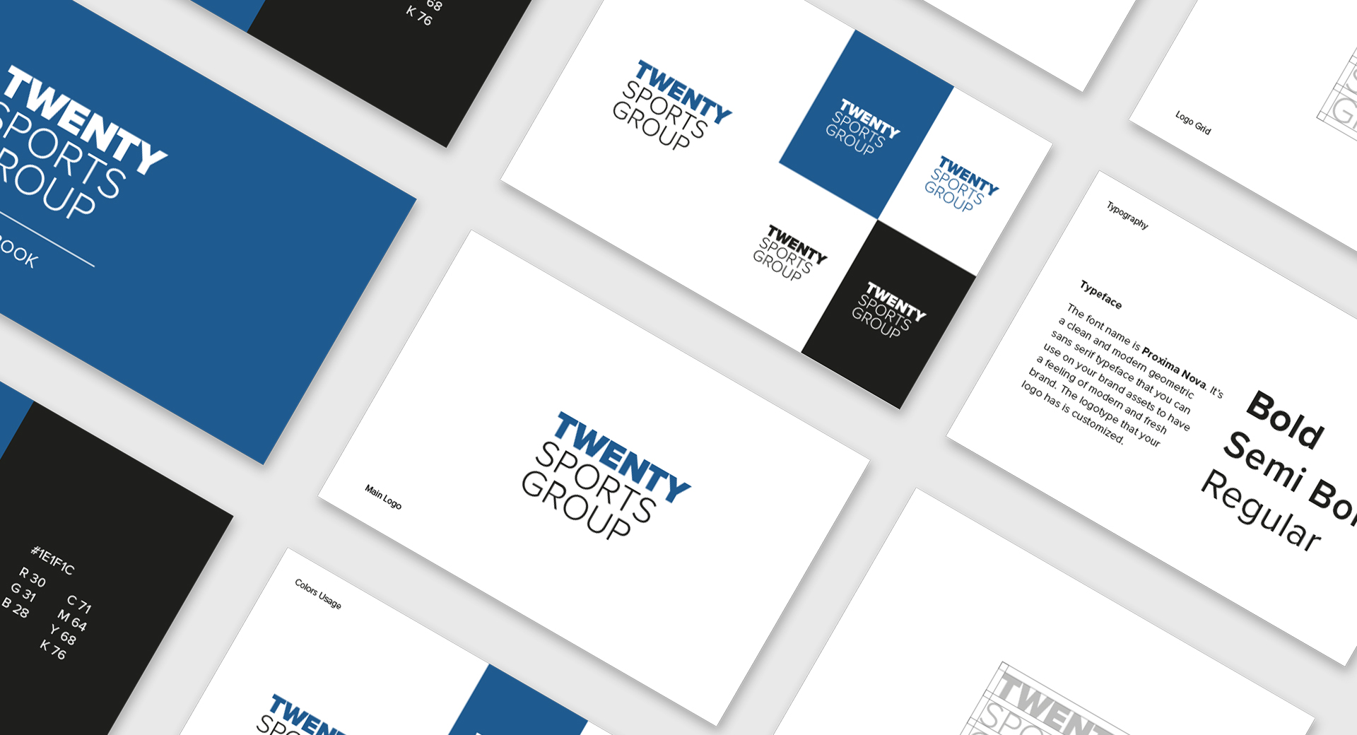 twenty sports group brand guidelines